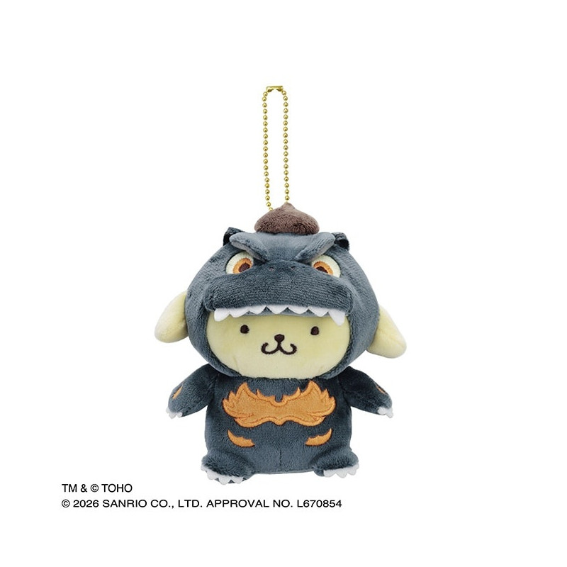 Sanrio|GODZILLA CHARACTERS Mascot Holder /Plush Keychain|H10cm approx.