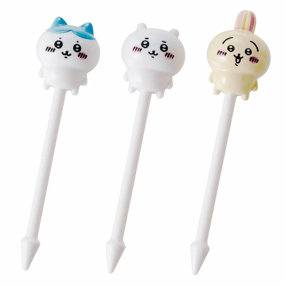 Chiikawa|Smiley Fruit Fork|6 piece