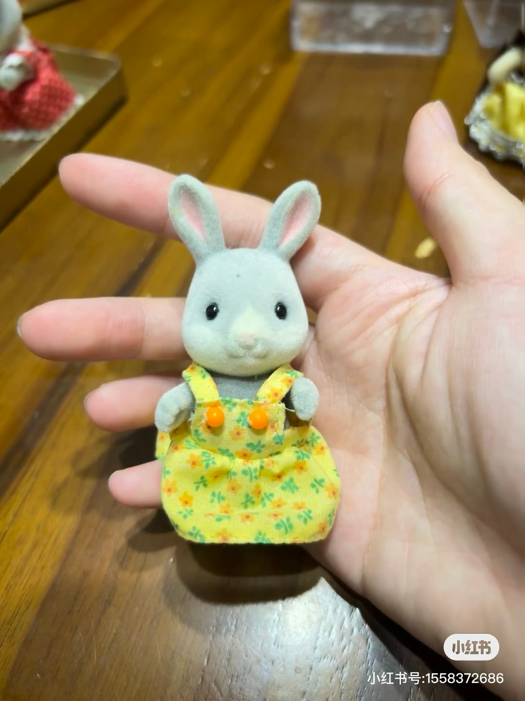 SylvanianFamilies|Cottontail Family Animal Rabbit Figure Doll Kids Playing Toy-4030