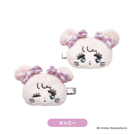 mikko illustrations|Plush Toy Heaclip| H62 x W80 x D34mm approx.