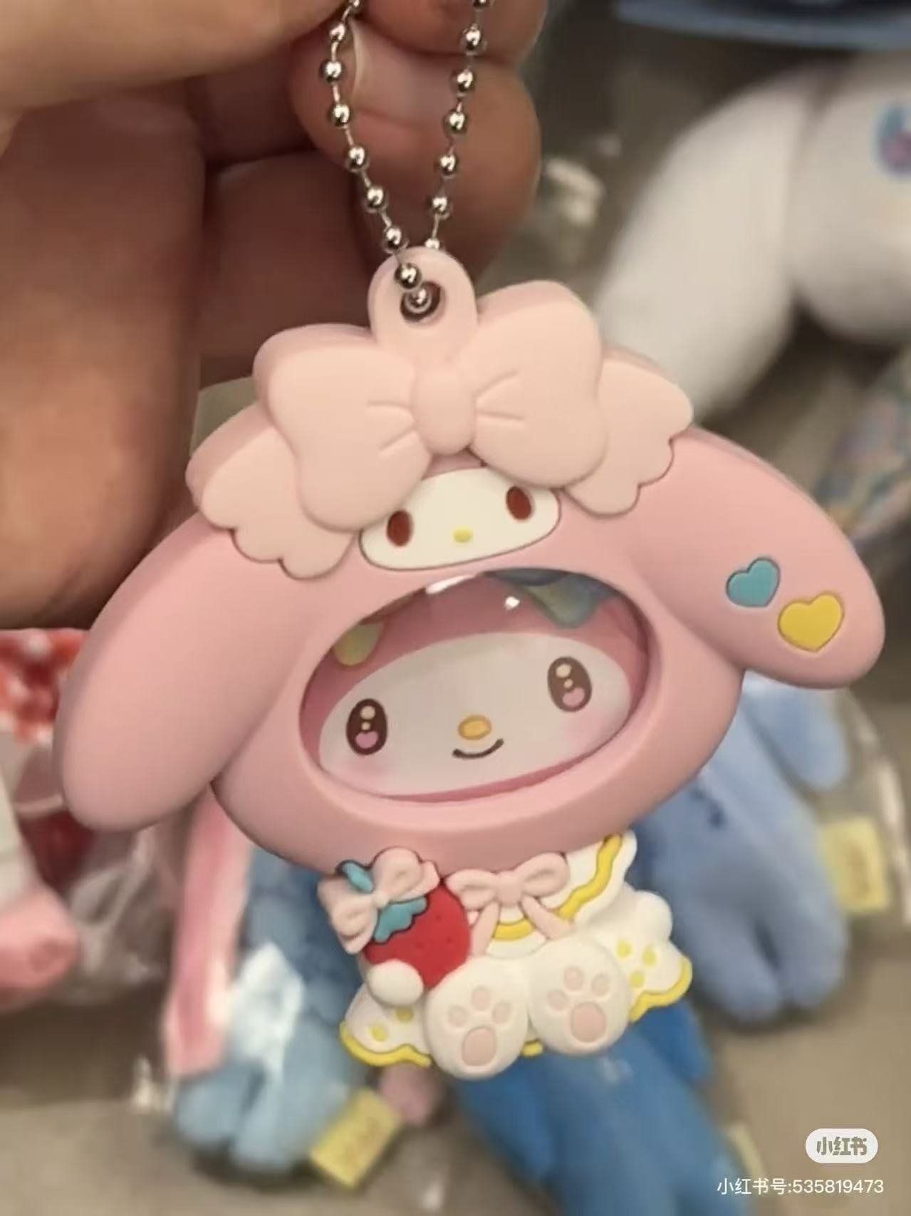 【limit 3】Sanrio|Ichigo Shimbun 50th Anniversary Characters Keychain mystery bag/blind box/All 15 types|1pcs