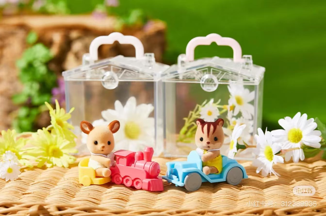 SylvanianFamilies|Baby house Walnut Squirrel on Car B-33