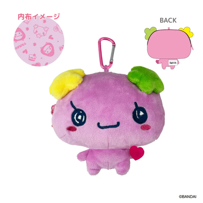 Tamagotchi|Plush Mini Pouch|150×W124×D75mm approx.