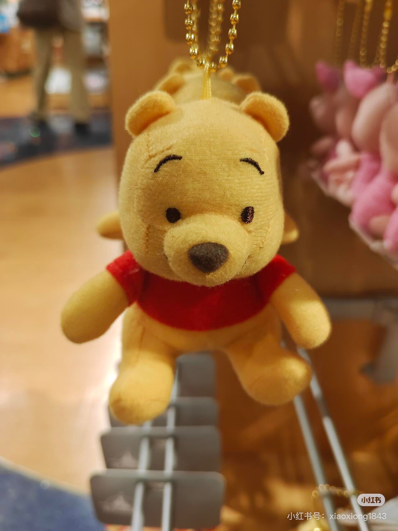 Disney迪士尼|Fluffy Plush Keychain经典基础款可爱角色迷你毛绒玩偶挂件/包挂| 约8.5×12×6(cm)