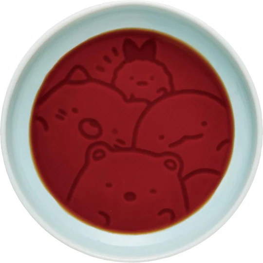 Sumikko gurashi|Anytime Sushi Embossed Soy Sauce Plate|20×Φ90mm approx.