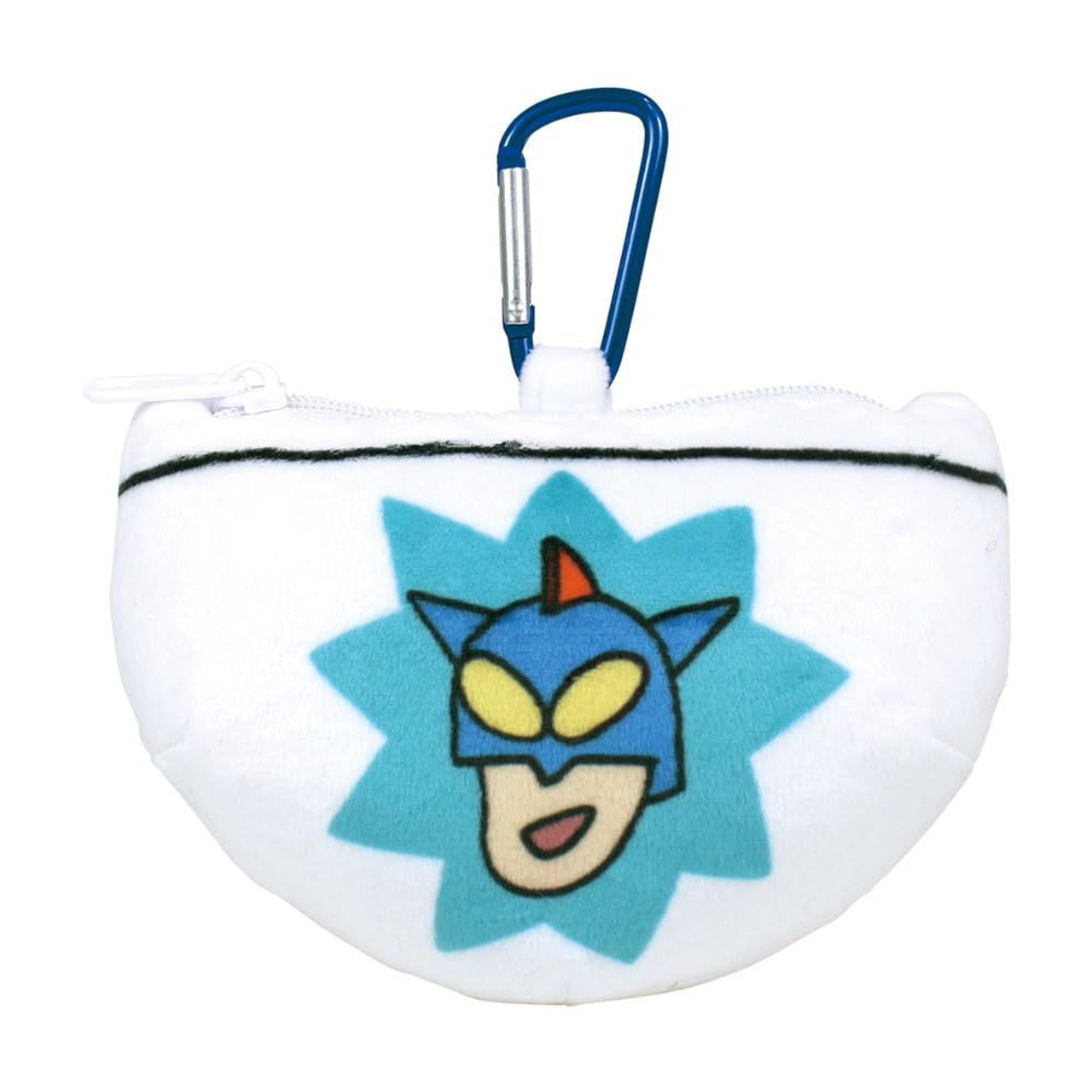 Crayon shin-chan|Carabiner Plush Zipper MC Action Mask Underpants Pouch |5.1 x 12.1 x 8.1cm approx.