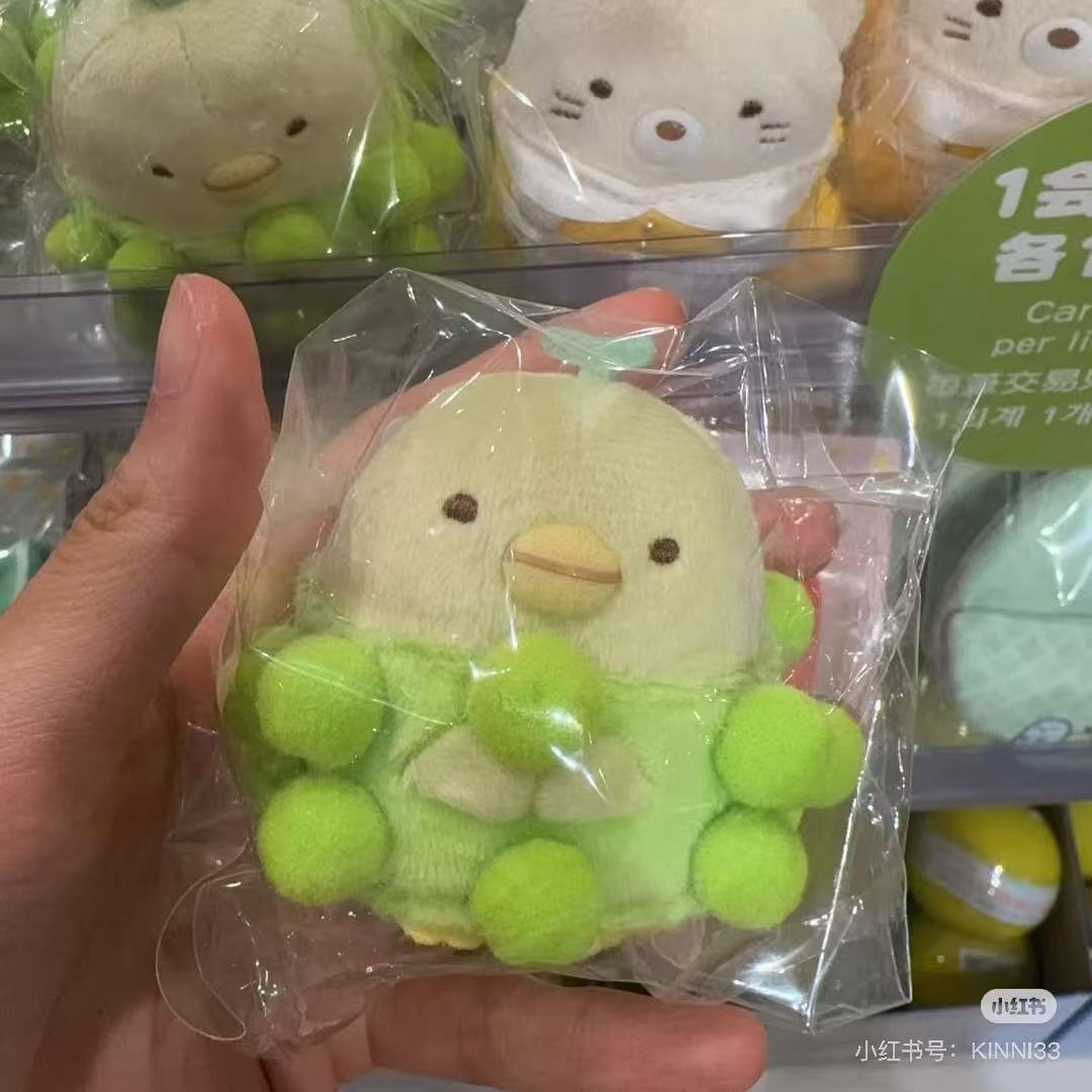 Sumikko gurashi|Fruit Parlor Hand-held Plush Toy|65×70×70mm approx.