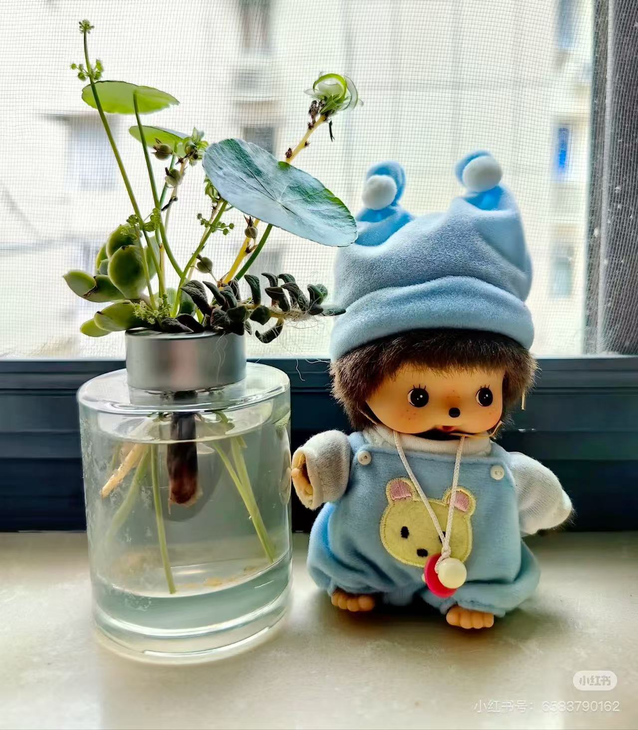 Monchhichi|Babychhichi Revival Dress Plush Dolls/Plush Toy|H16 x W11 x D7cm approx.