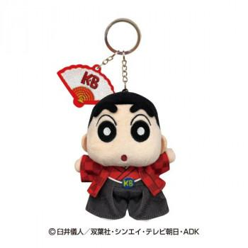 Crayon shin-chan|Characters Embroidered Charm Mascot Holder /Plush Keychain|110x195x70mm approx.