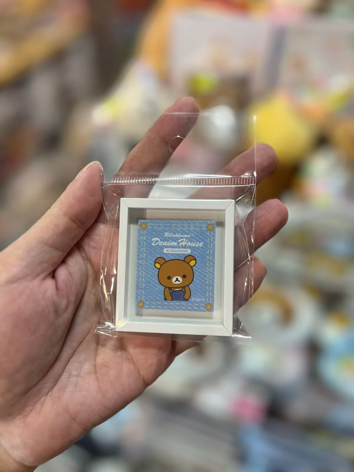 Rilakkuma|Kurashiki Denim House Mini Magnet|1 piece