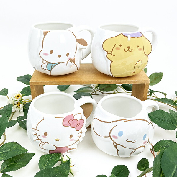 Sanrio三丽鸥|Hello kitty大肚陶瓷马克杯|约8.5cm×12.5cm×10.8cm