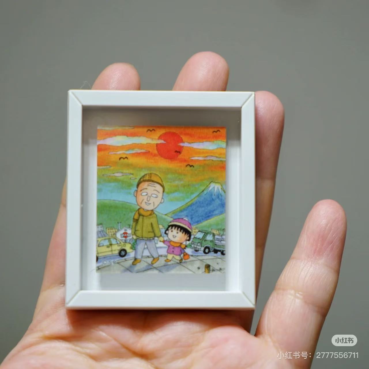 Chibi Maruko|Frame Magnet Vol. 1 mystery bag/blind box/All 6 types|1pcs