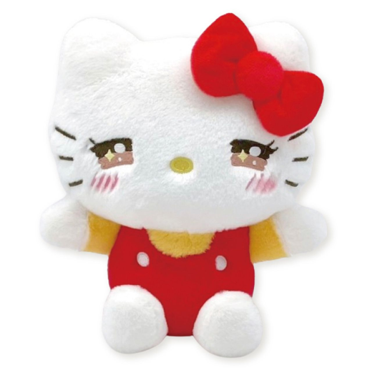 HelloKitty凯蒂猫|Nakajima Sanrio Plush Hello Kitty Various Faces S凯蒂猫可爱表情毛绒玩偶/公仔|约170×190×120mm