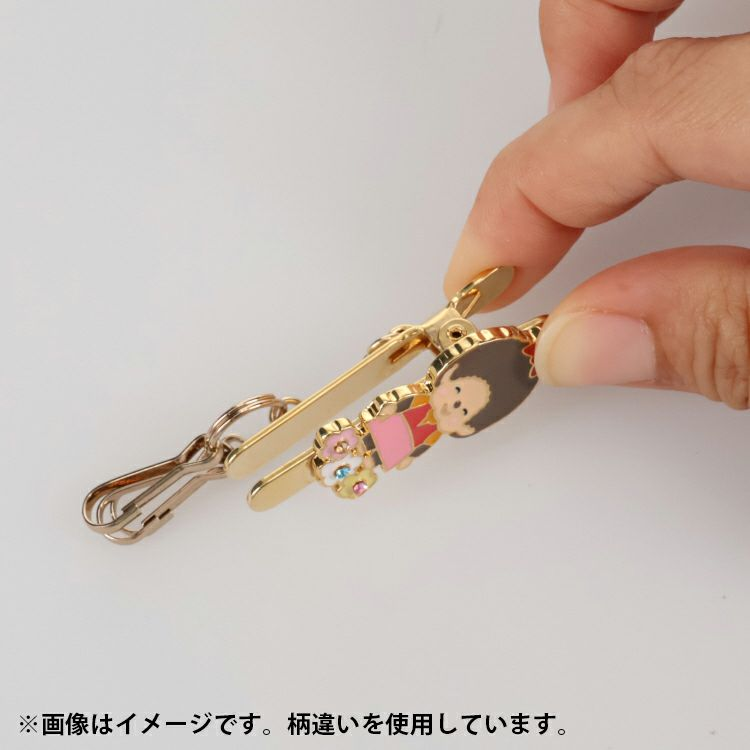 Monchhichi|Heidi x Monchhichi Bag Key Clip mini (Yuki-chan Babychhichi)|H4.7 x W2.3cm approx.