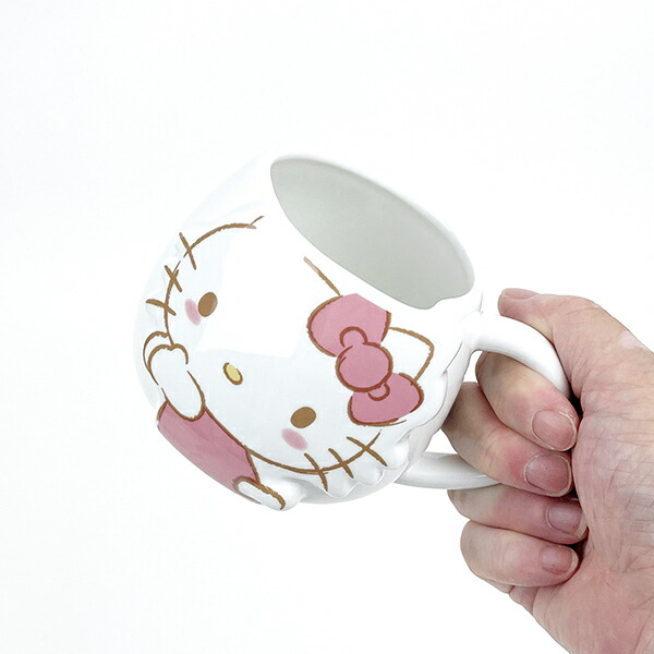 Sanrio三丽鸥|Hello kitty大肚陶瓷马克杯|约8.5cm×12.5cm×10.8cm