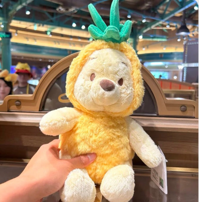 Disney SH|winnie the pooh超柔软mochi菠萝噗噗全系列