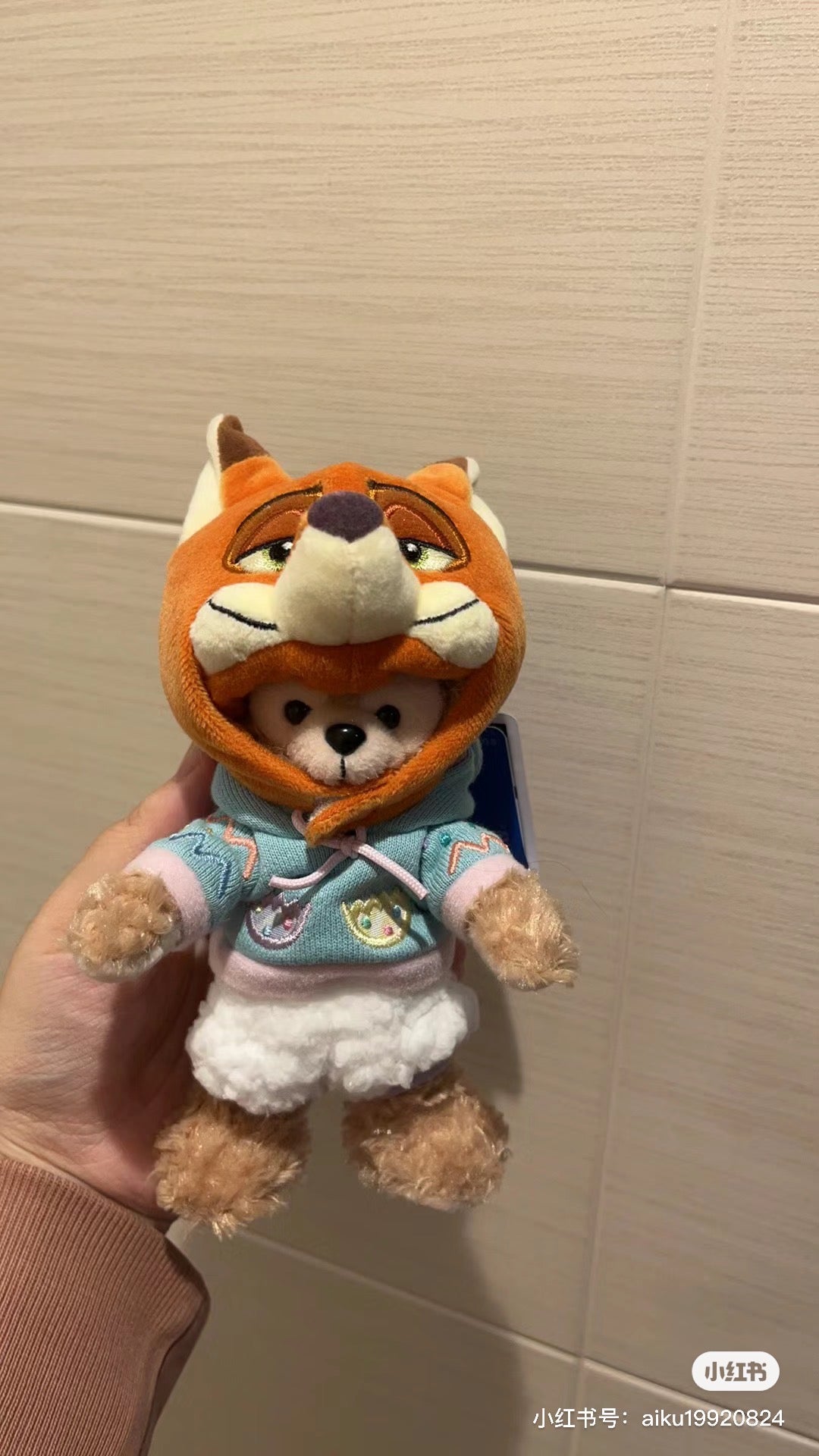 Disney|疯狂动物城尼克朱迪头套挂件