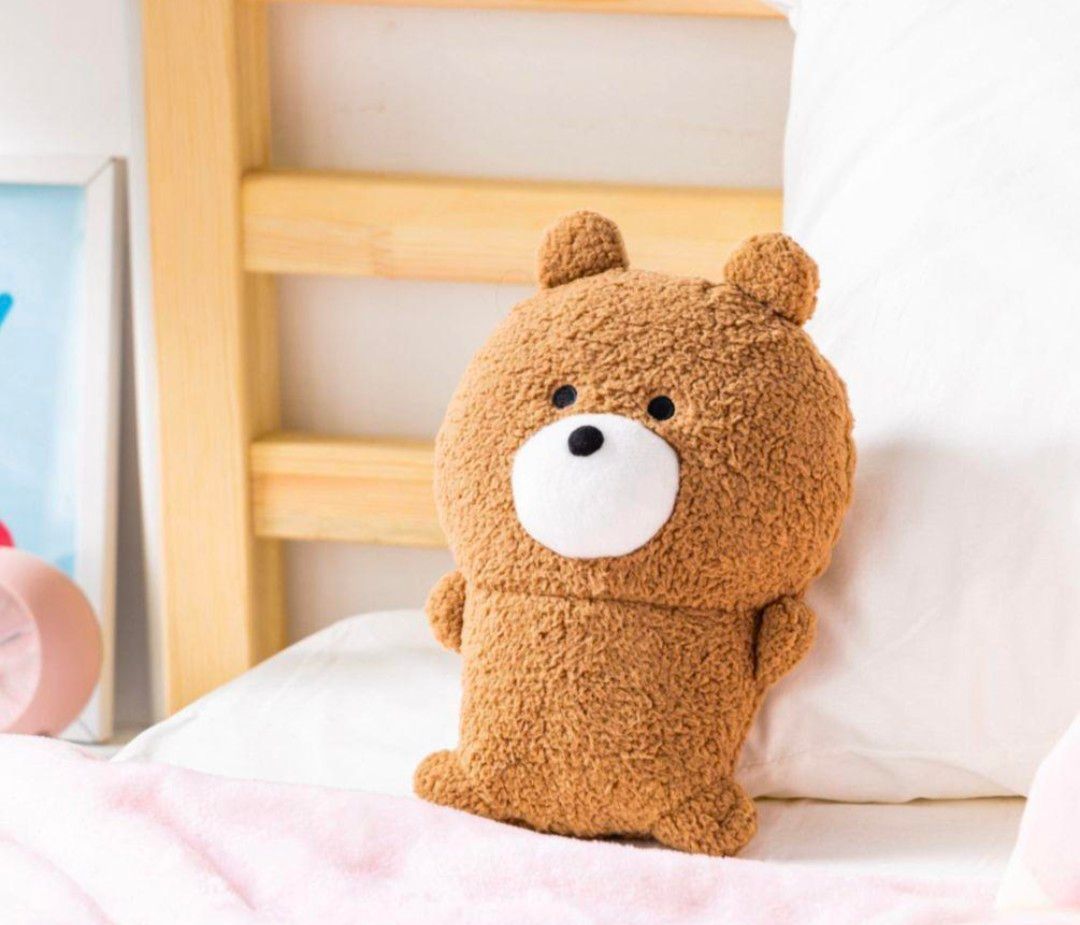 Chiikawa 吉伊卡哇|超好rua扁扁吉伊小熊/内有铃铛|约210×W160×D100mm