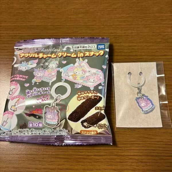 Sanrio|Cream Snack Acrylic Charm Collection mystery bag/blind box/All 10 types|1pcs