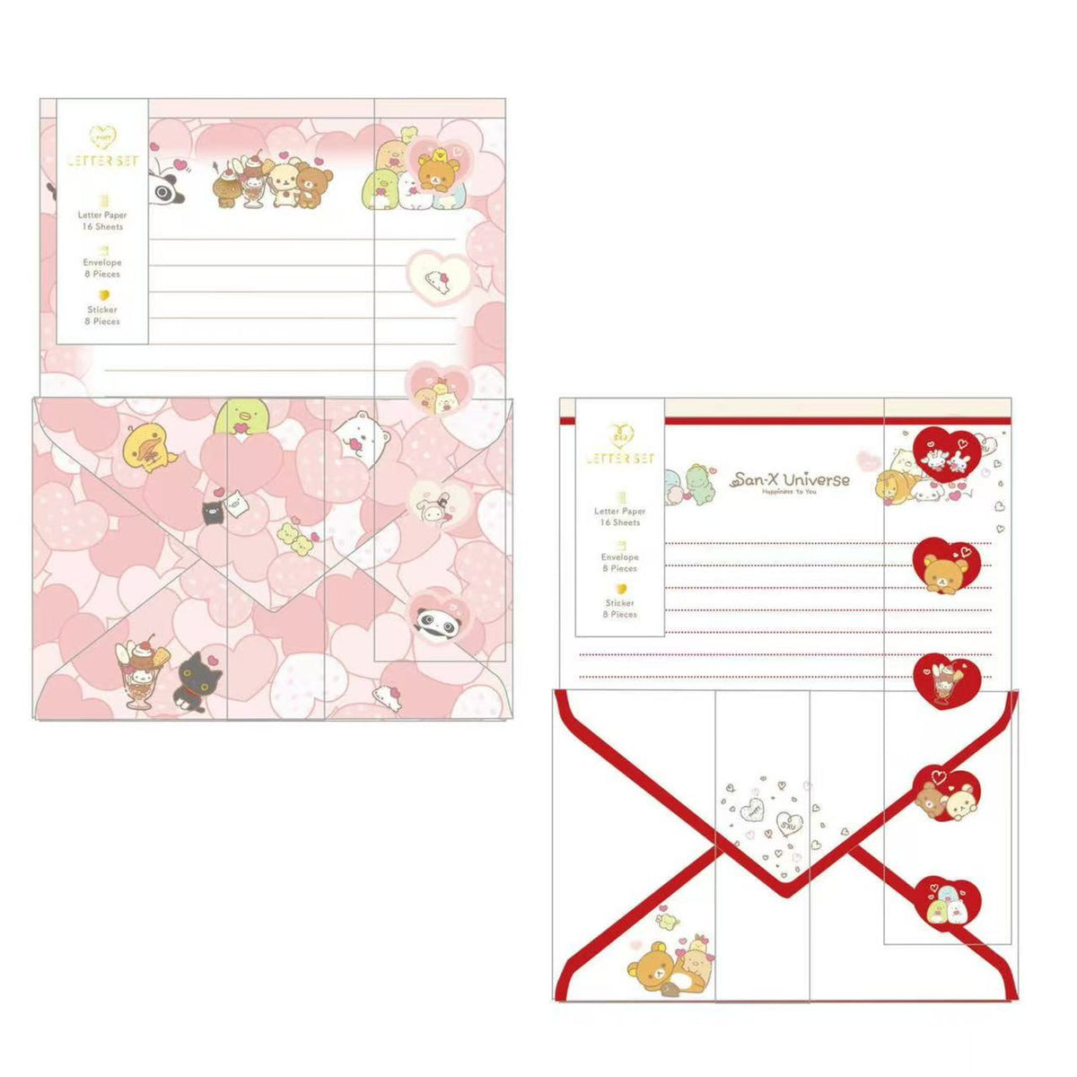 Sanx|Universe Heart Letter Envelope Set|190×142mm approx.