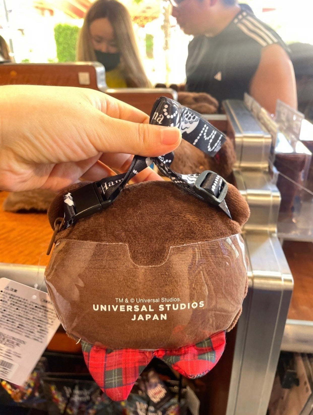 Hamikuma熊|万圣节限定斜背熊头拉链零钱包/卡包