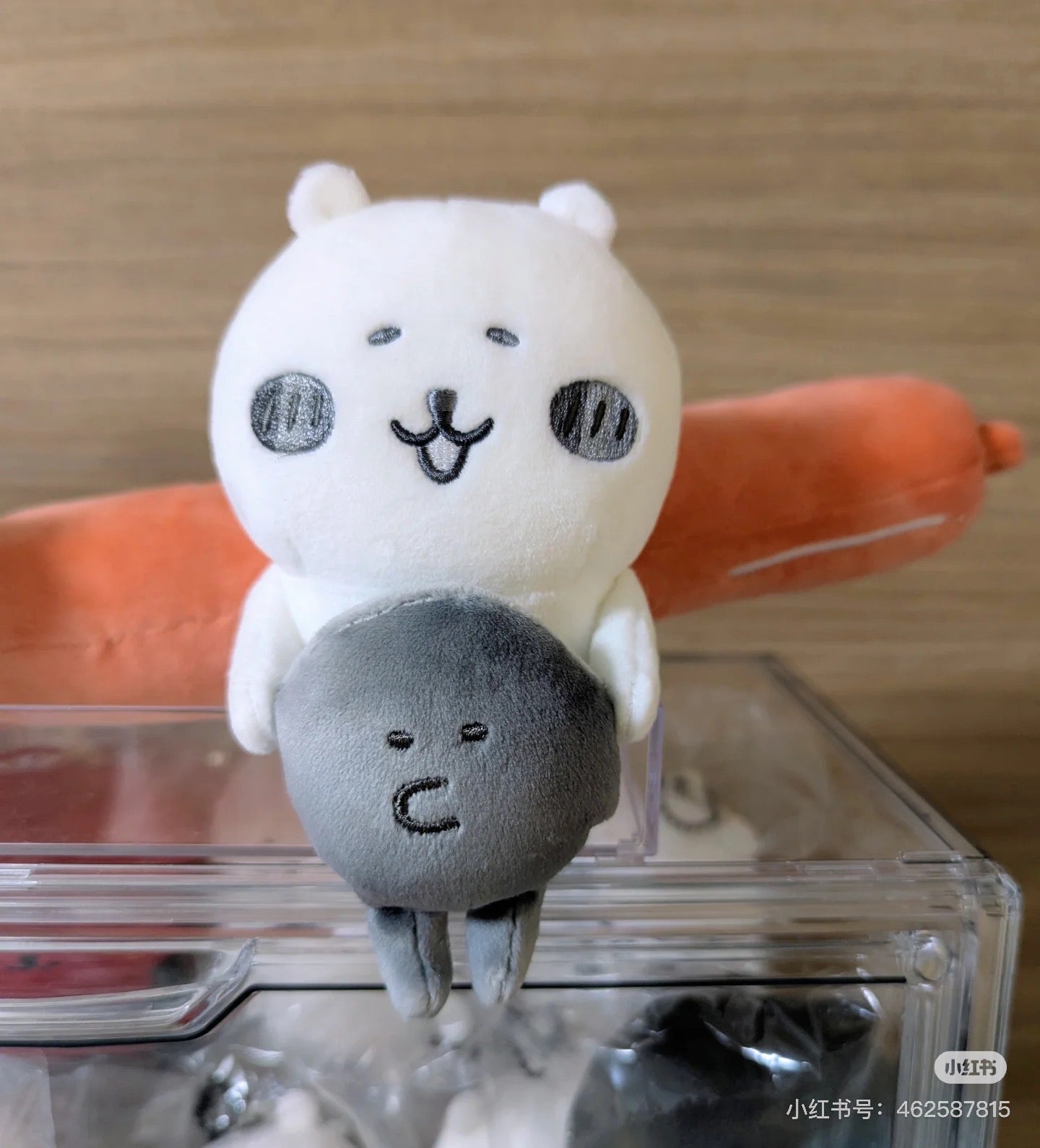 Nagano|Bear and Doll Sketch-style Plush Dolls/Plush Toy|H130×W80×D80mm approx.