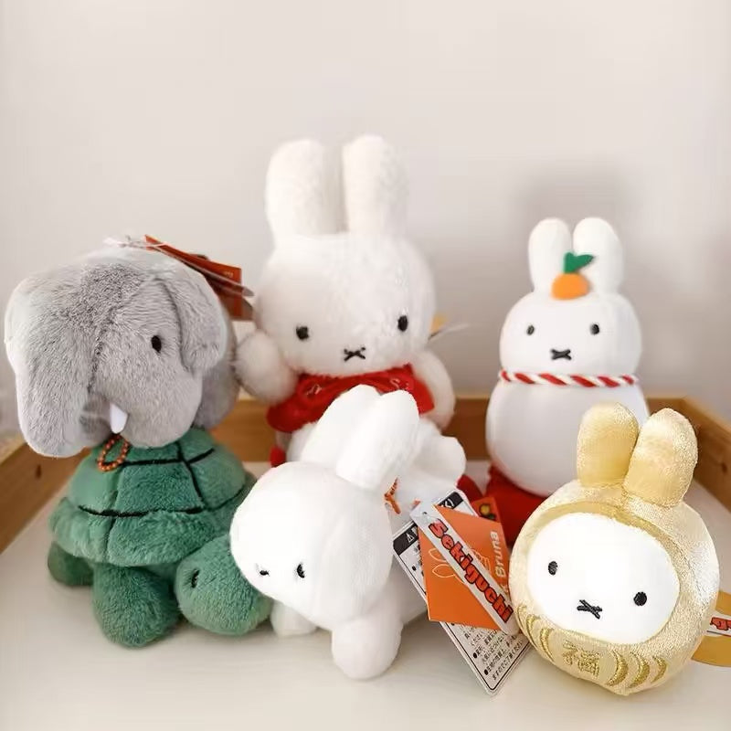 Miffy|Animal Mascot Holder /Plush Keychain|8×10×14cm approx.