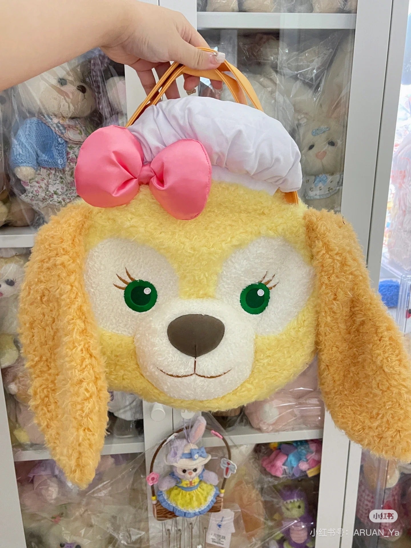 Disney SH|超萌毛绒大脸包/多种背法/可双肩背/斜挎/手拎