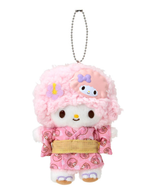 【limit 1】Sanrio|Summer Festival Mascot Holder /Plush Keychain|10×6.5×14cm approx.