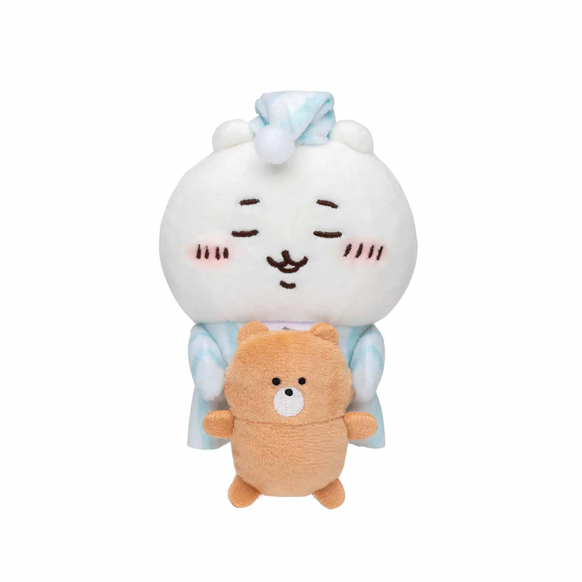 chiikawa|Sleepy Hook-and-loop Watching from Your Desktop Cookie Plush Dolls/Plush Toy|145×100×60mm approx.