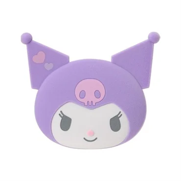 Sanrio|Characters Flocked Mirror & Comb| 12.8×1.6×7.5cm approx.