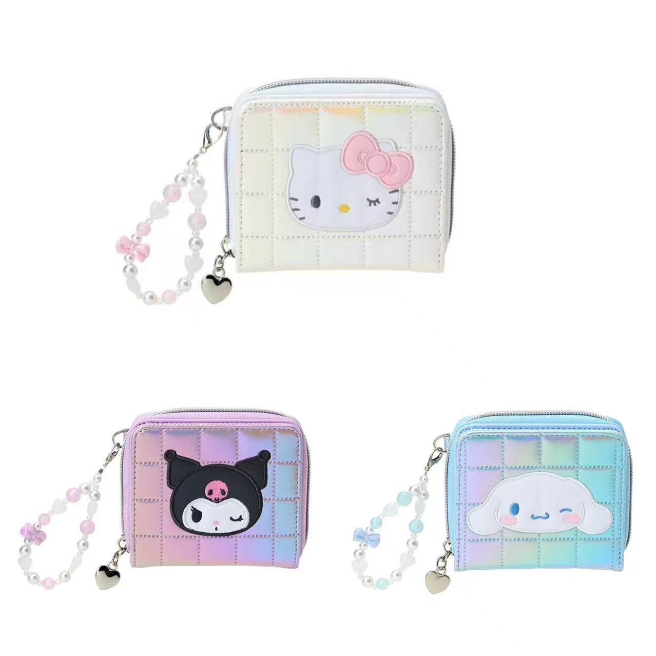 Sanrio|Aurora Kids Charm Wallet|10.7×2.5×9.5cm approx.