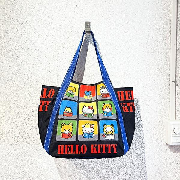Hello kitty|Balloon Tote Bag Black|52 x 34 x 24 cm approx.
