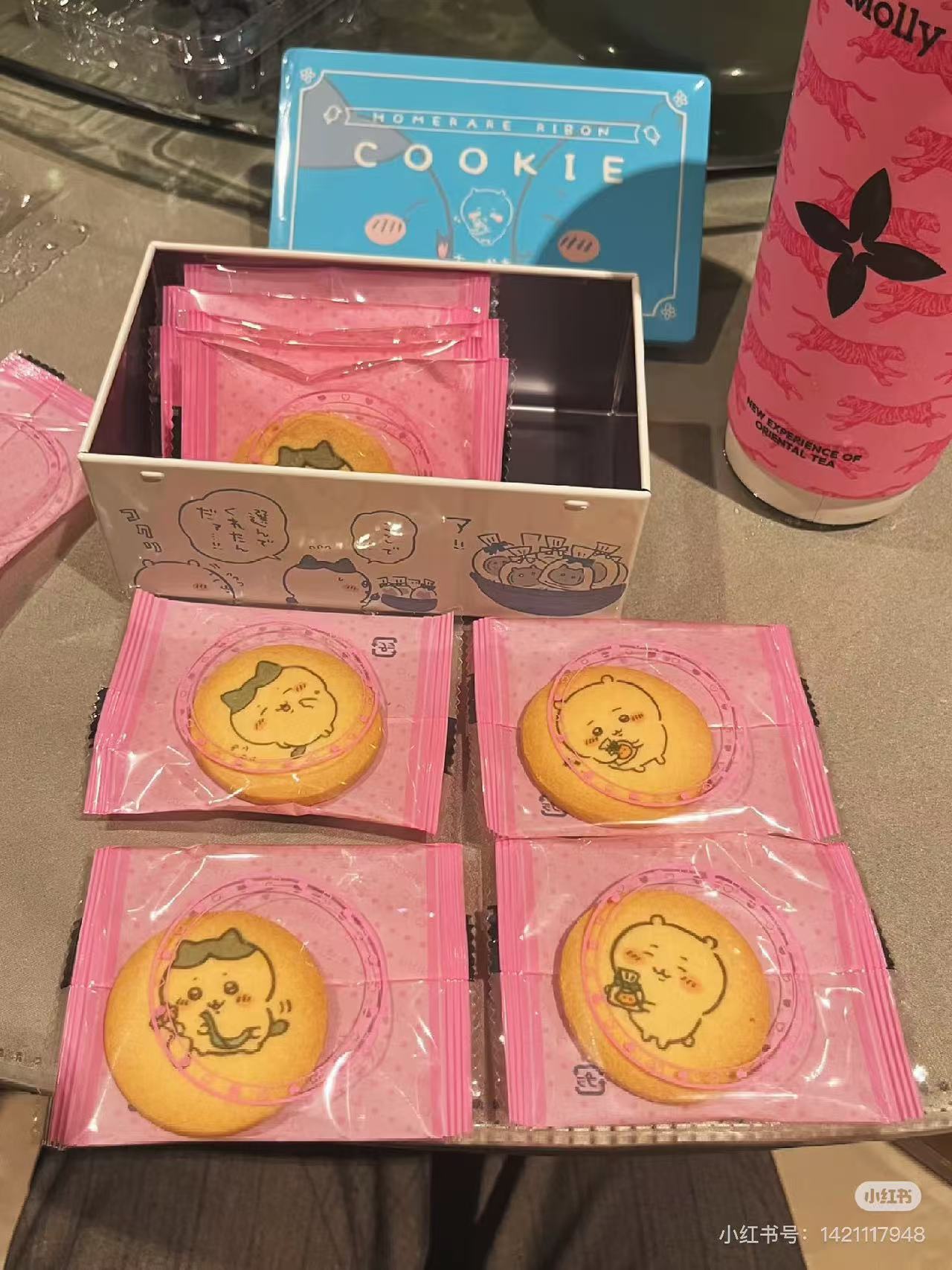 Chiikawa|Praised Ribbon Printed Cookie Tin|10 pieces【25.07】