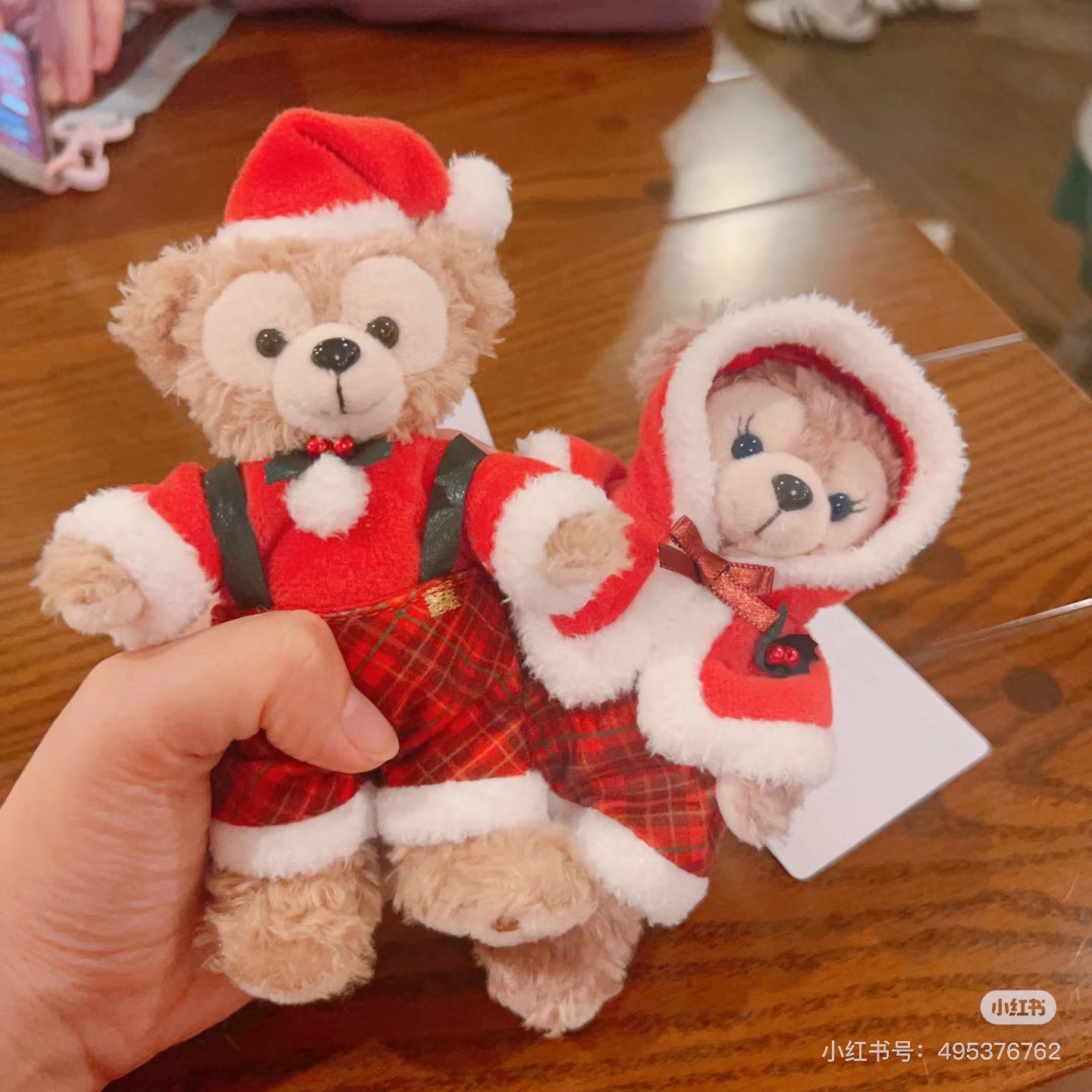 Disney迪士尼 |东迪2024圣诞冬日七宝毛绒玩偶挂件/包挂