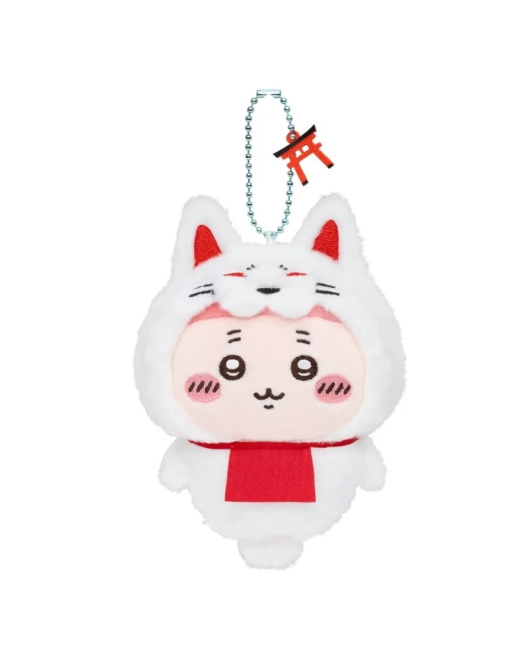 Chiikawa|Fushimi Inari Mascot Holder /Plush Keychain|H140 x W85 x D70mm approx.