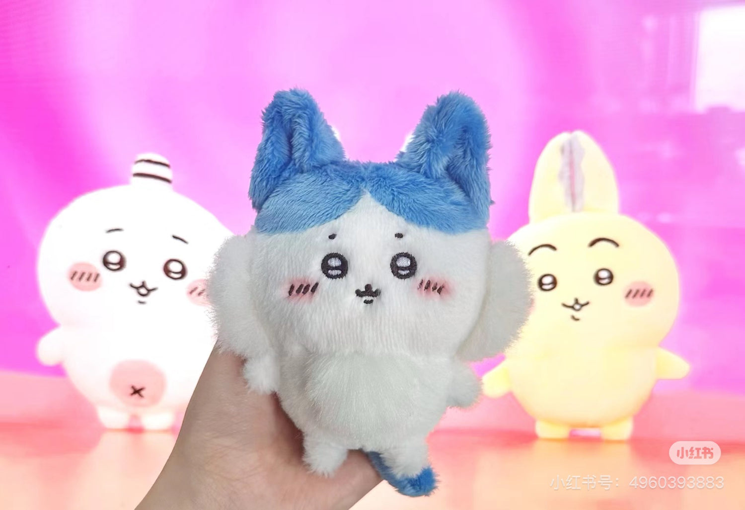 Chiikawa 吉伊卡哇|Parallel World Petit Mini Mascot平行世界系列可爱角色毛绒玩偶挂件/包挂|约H110×W80×D55mm