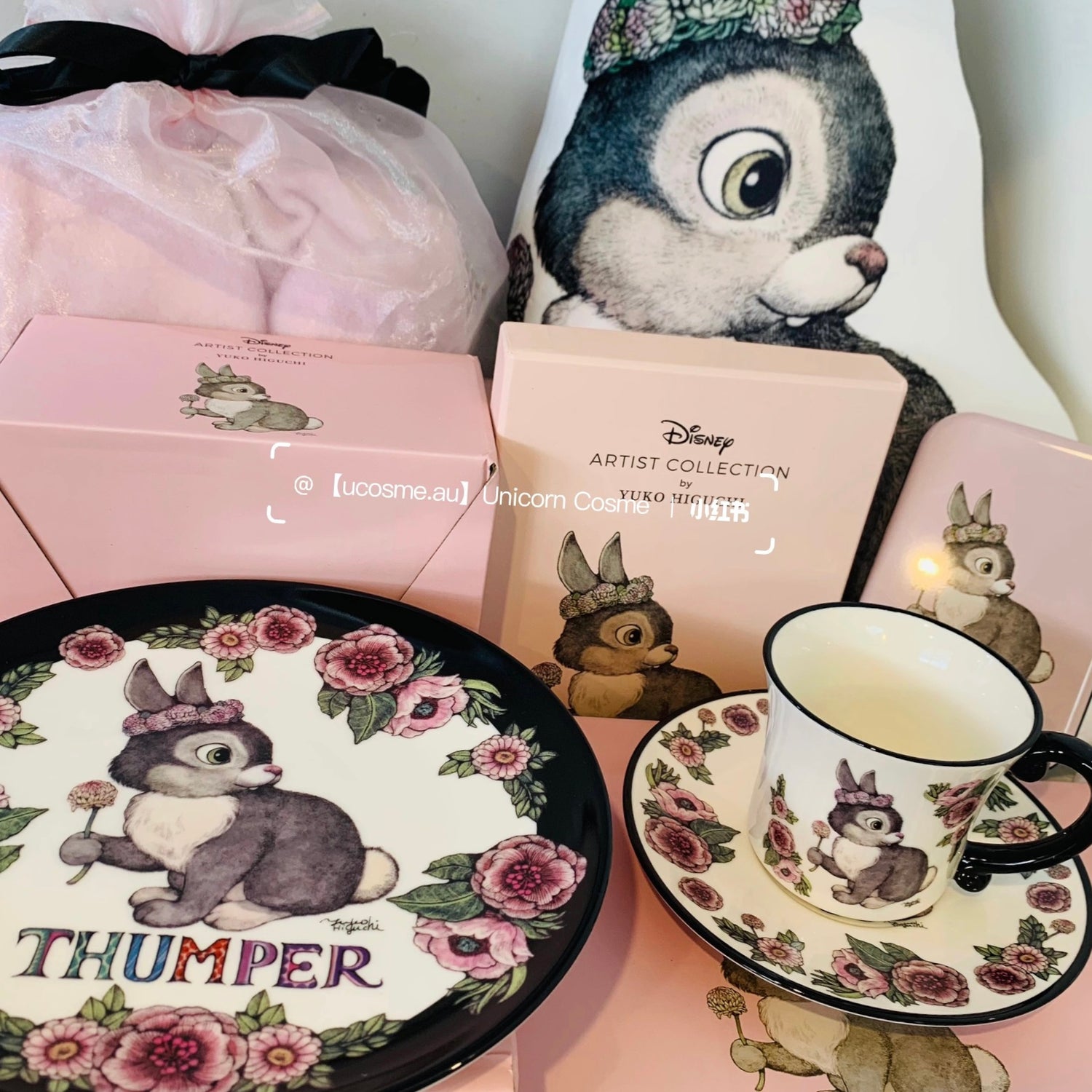 Disney|Yuko Higuchi樋口裕子联名限定粉粉小桑普/桑普兔/带礼物盒