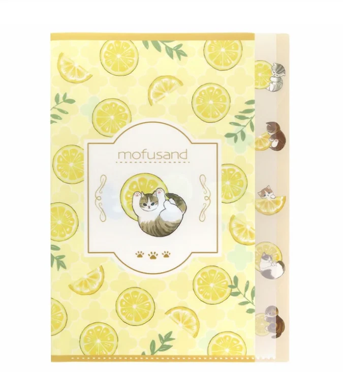 Mofusand|鲨鱼猫可爱多层式文件夹|約W225×H310mm×D2mm