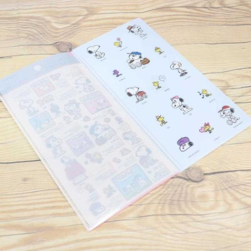 Snoopy|Peanuts Picture Book Ticket File Holder|108×210×5mm approx.