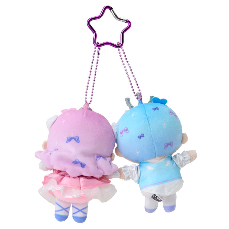 Sanrio| Dolly Mix Set Little Twin Mascot Holder /Plush Keychain |W9 cm × D4 cm × H13.5 cm approx.