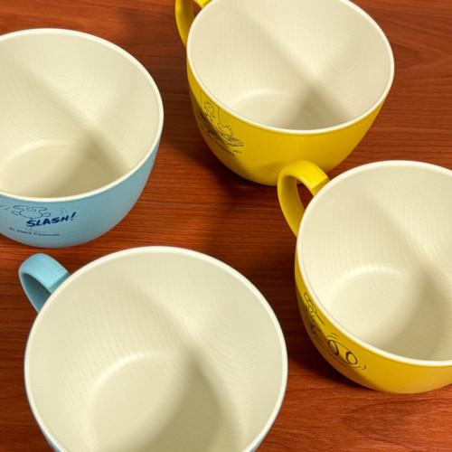 Snoopy|木纹ABS耐热/防摔树脂水杯/咖啡杯|約74×φ(直径)108mm