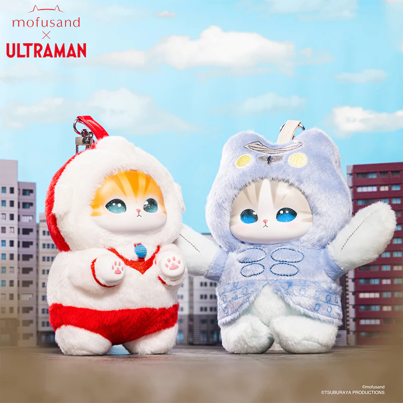Mofusand|Ultraman Kiramekko vol.1 Mascot Keychain mystery bag/blind box/All 3 types|1pcs