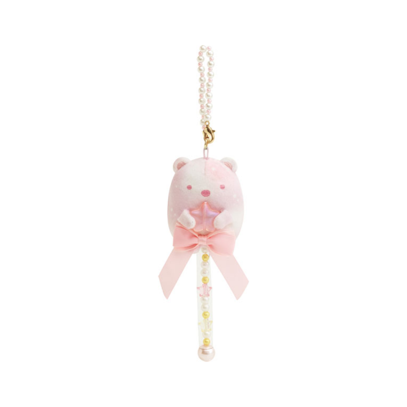 Sumikko gurashi角落生物|Sleepless Night Sumikko Magic Salon Magic Wand Burasage Plush Shirokuma不眠之夜魔法石系列魔法棒/精美小魔法棒吊饰/挂件/包挂|约140 x 50 x 45cm
