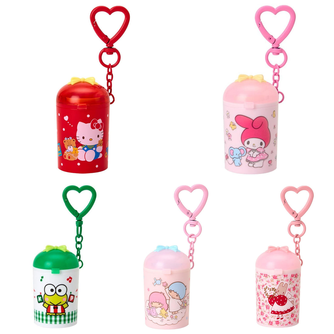 Sanrio|Coin Case Keychain/Keyring|4.0 x 9.0 x 8.5cm approx.