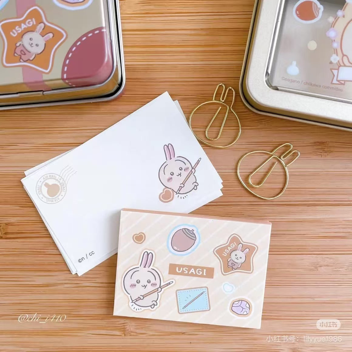 Chiikawa|Paper Clip & Case| 101×70×20mm approx.