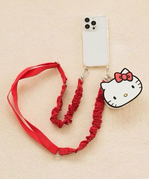 Sanrio|Hello Kitty x me% Phone Strap/hand strap/smartphone accessories