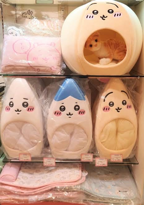 Chiikawa 吉伊卡哇|易折叠收纳小型犬/猫超可爱宠物窝/猫窝/附垫子|約W470×H470×D420