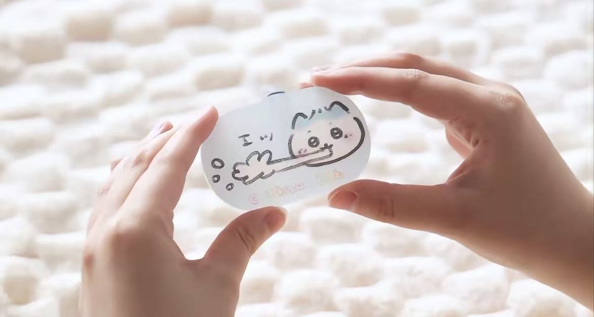 chiikawa|Chiikawa Baby Lenticular Keychain|H49×W70mm approx.