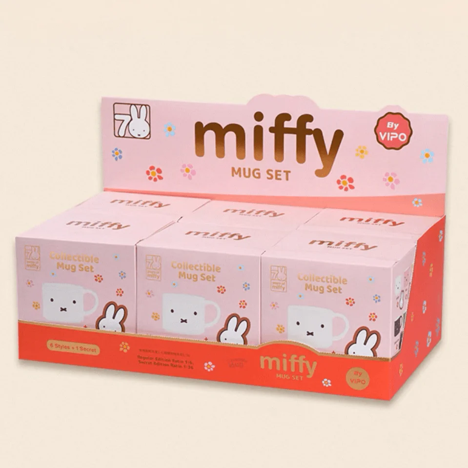 VIPO x Miffy 70th Anniversary Collectible Mug Set Blind Box